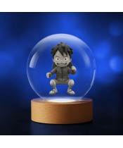 One Piece Ruffy 3D-Kristallkugel