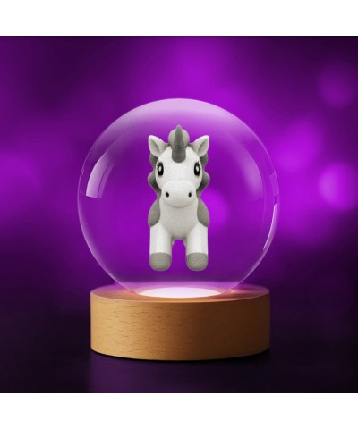 3D Kristallkugel Einhorn...
