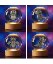 Crystal Ball 3D Dragon Pacifier