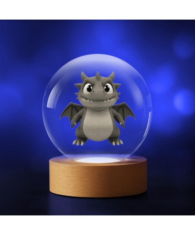 Kristallkugel 3D Drachen...