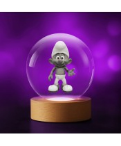 3D Crystal Ball Clumsy Smurf