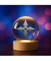 3D Shuriken Ninja Crystal Ball