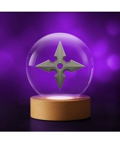 3D Shuriken Ninja Kristallkugel