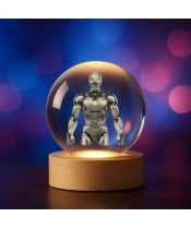 3D-Kristallkugel Iron Man Marvel Avengers