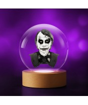 3D-Kristallkugel Joker Batman