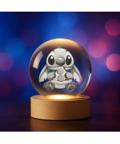3D Stitch Crystal Ball with Pizza
