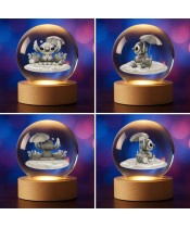 3D Crystal Ball Lilo and Stitch Beach