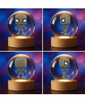 3D-Kristallkugel Spider-Man Marvel Avengers