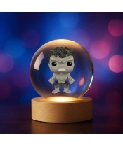 Kryształowa Kulka 3D Hulk POP Avengers Marvel