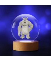 3D Crystal Ball James P. Sullivan Monsters Inc.