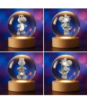 Crystal Ball 3D Super Mario Yoshi