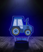 Lampka LED 3D Plexido z Nadrukiem Traktor - 3