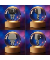 Crystal Ball 3D Super Mario Yoshi