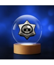 Kristallkugel 3D-Sternentropfen Brawl Stars