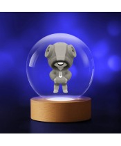 Crystal Ball 3D Leon Brawl Stars