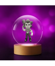 Crystal Ball 3D Leon Brawl Stars