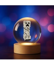 Minecraft Creeper 3D-Kristallkugel