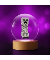 Minecraft Creeper 3D-Kristallkugel