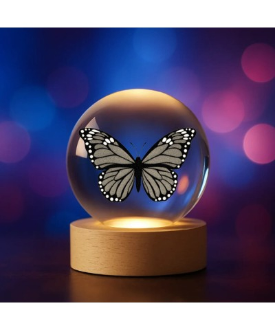 Kryształowa Kulka 3D Motyl