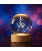 copy of 3D Crystal Ball Wolf Direwolf