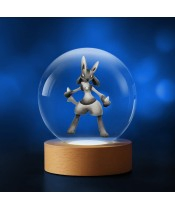 copy of 3D Crystal Ball Wolf Direwolf