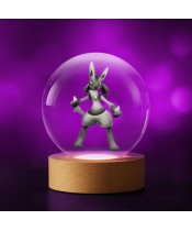 copy of 3D Crystal Ball Wolf Direwolf