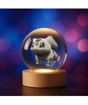 Kryształowa Kulka 3D Pokemon Bulbasaur