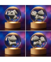 Kryształowa Kulka 3D Pokemon Bulbasaur