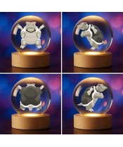 Kryształowa Kulka 3D Pokemon Blastoise