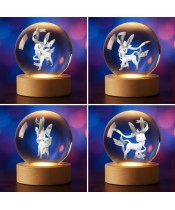 3D-Kristallkugel Pokemon Feelinara