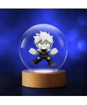 My Hero Academia Chibi Bakugou 3D-Kristallkugel