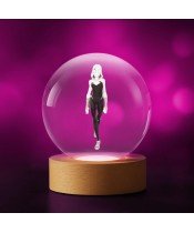 3D Kristallkugel Stacy Spider - Gwen Spider - Man