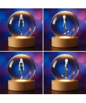 3D Kristallkugel Stacy Spider - Gwen Spider - Man