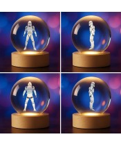 3D Kristallkugel Stacy Spider - Gwen Spider - Man