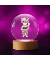 Demon Slayer Zenitsu Agatsuma Kimono 3D Crystal Ball