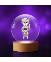 Demon Slayer Zenitsu Agatsuma Kimono 3D Crystal Ball