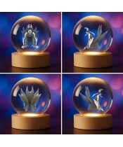 3D-Kristallkugel Kurama Naruto
