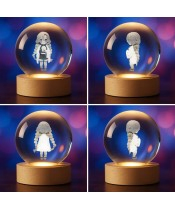 Dämonentöter Mitsuri Kanroji 3D-Kristallkugel