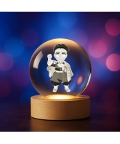 Demon Slayer Gyomei Himejima 3D Crystal Ball