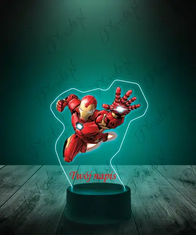 lampka_led_3d_plexido_z_nadrukiem_iron_man