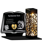 Solar Candle Led Statuette for the Grave All Saints Cemetery Book of Patterns