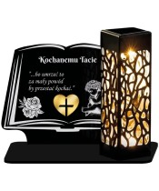 Solar Candle Led Statuette for the Grave All Saints Cemetery Book of Patterns