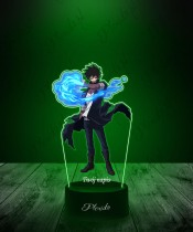 Lampka LED 3D Plexido z Nadrukiem UV My Hero Academia Dabi Toya Todoroki