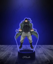 My Hero Academia Knuckleduster 3D LED Lamp Plexido with UV Print