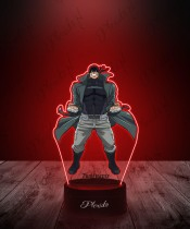 My Hero Academia Knuckleduster 3D LED Lamp Plexido with UV Print