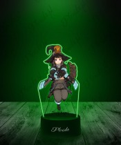 3D LED Lamp Plexido with UV Print Fire Force Maki Oze