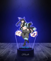 3D LED Lamp Plexido with UV Print Fire Force Tamaki Kotatsu