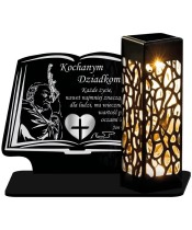 Solarkerze Led Statuette für das Grab Allerheiligen Friedhofsengel