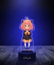 Spy x Family Anya Forger 3D-LED-Plexido-Lampe mit UV-Druck
