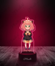 Spy x Family Anya Forger 3D-LED-Plexido-Lampe mit UV-Druck